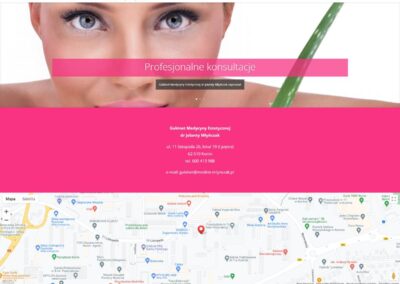 Zrzut ekranu strony kontakt medest-mlynczak.pl