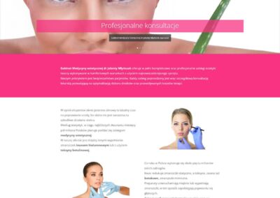 Zrzut ekranu strony głównej medest-mlynczak.pl