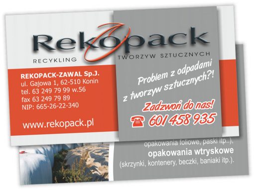 Wizytówki Rekopack-Zawal Sp.J.