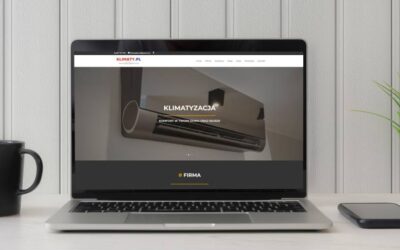Strona internetowa firmy Klimaty.pl