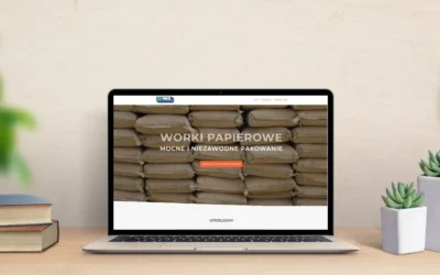 Strona produktowa – worki papierowe