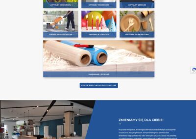 Wizualizacja projektu strony głównej www.ekopack.pl firmy EKOPACK z Konina