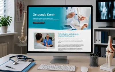 Nowoczesna strona internetowa dla gabinetu ortopedycznego